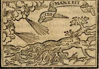 An illustration from Emblemas morales de Don Sebastian de Couarrubias Orozco, capellan del rey N.S. Maestrescuela, y canonigo de Cuenca, consultor del santo oficio (1610)