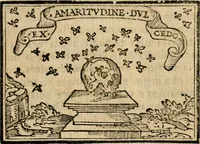 An illustration from Emblemas morales de Don Sebastian de Couarrubias Orozco, capellan del rey N.S. Maestrescuela, y canonigo de Cuenca, consultor del santo oficio (1610)