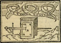 An illustration from Emblemas morales de Don Sebastian de Couarrubias Orozco, capellan del rey N.S. Maestrescuela, y canonigo de Cuenca, consultor del santo oficio (1610)