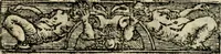 An illustration from Emblemas morales de Don Sebastian de Couarrubias Orozco, capellan del rey N.S. Maestrescuela, y canonigo de Cuenca, consultor del santo oficio (1610)