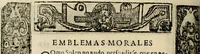 An illustration from Emblemas morales de Don Sebastian de Couarrubias Orozco, capellan del rey N.S. Maestrescuela, y canonigo de Cuenca, consultor del santo oficio (1610)