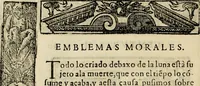 An illustration from Emblemas morales de Don Sebastian de Couarrubias Orozco, capellan del rey N.S. Maestrescuela, y canonigo de Cuenca, consultor del santo oficio (1610)