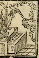 An illustration from Emblemas morales de Don Sebastian de Couarrubias Orozco, capellan del rey N.S. Maestrescuela, y canonigo de Cuenca, consultor del santo oficio (1610)