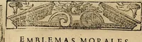 An illustration from Emblemas morales de Don Sebastian de Couarrubias Orozco, capellan del rey N.S. Maestrescuela, y canonigo de Cuenca, consultor del santo oficio (1610)