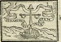 An illustration from Emblemas morales de Don Sebastian de Couarrubias Orozco, capellan del rey N.S. Maestrescuela, y canonigo de Cuenca, consultor del santo oficio (1610)