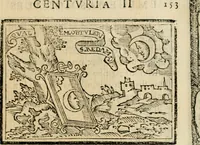 An illustration from Emblemas morales de Don Sebastian de Couarrubias Orozco, capellan del rey N.S. Maestrescuela, y canonigo de Cuenca, consultor del santo oficio (1610)