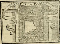 An illustration from Emblemas morales de Don Sebastian de Couarrubias Orozco, capellan del rey N.S. Maestrescuela, y canonigo de Cuenca, consultor del santo oficio (1610)