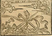 An illustration from Emblemas morales de Don Sebastian de Couarrubias Orozco, capellan del rey N.S. Maestrescuela, y canonigo de Cuenca, consultor del santo oficio (1610)