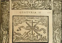 An illustration from Emblemas morales de Don Sebastian de Couarrubias Orozco, capellan del rey N.S. Maestrescuela, y canonigo de Cuenca, consultor del santo oficio (1610)