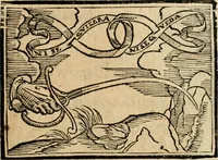 An illustration from Emblemas morales de Don Sebastian de Couarrubias Orozco, capellan del rey N.S. Maestrescuela, y canonigo de Cuenca, consultor del santo oficio (1610)