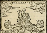 An illustration from Emblemas morales de Don Sebastian de Couarrubias Orozco, capellan del rey N.S. Maestrescuela, y canonigo de Cuenca, consultor del santo oficio (1610)