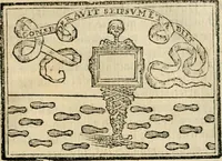 An illustration from Emblemas morales de Don Sebastian de Couarrubias Orozco, capellan del rey N.S. Maestrescuela, y canonigo de Cuenca, consultor del santo oficio (1610)