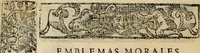 An illustration from Emblemas morales de Don Sebastian de Couarrubias Orozco, capellan del rey N.S. Maestrescuela, y canonigo de Cuenca, consultor del santo oficio (1610)