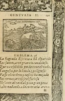 An illustration from Emblemas morales de Don Sebastian de Couarrubias Orozco, capellan del rey N.S. Maestrescuela, y canonigo de Cuenca, consultor del santo oficio (1610)