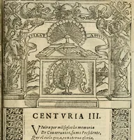 An illustration from Emblemas morales de Don Sebastian de Couarrubias Orozco, capellan del rey N.S. Maestrescuela, y canonigo de Cuenca, consultor del santo oficio (1610)