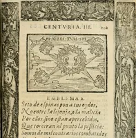 An illustration from Emblemas morales de Don Sebastian de Couarrubias Orozco, capellan del rey N.S. Maestrescuela, y canonigo de Cuenca, consultor del santo oficio (1610)
