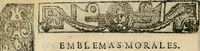 An illustration from Emblemas morales de Don Sebastian de Couarrubias Orozco, capellan del rey N.S. Maestrescuela, y canonigo de Cuenca, consultor del santo oficio (1610)
