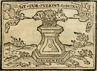 An illustration from Emblemas morales de Don Sebastian de Couarrubias Orozco, capellan del rey N.S. Maestrescuela, y canonigo de Cuenca, consultor del santo oficio (1610)