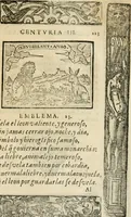 An illustration from Emblemas morales de Don Sebastian de Couarrubias Orozco, capellan del rey N.S. Maestrescuela, y canonigo de Cuenca, consultor del santo oficio (1610)