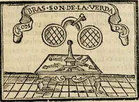 An illustration from Emblemas morales de Don Sebastian de Couarrubias Orozco, capellan del rey N.S. Maestrescuela, y canonigo de Cuenca, consultor del santo oficio (1610)