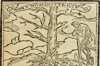 An illustration from Emblemas morales de Don Sebastian de Couarrubias Orozco, capellan del rey N.S. Maestrescuela, y canonigo de Cuenca, consultor del santo oficio (1610)