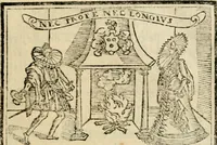 An illustration from Emblemas morales de Don Sebastian de Couarrubias Orozco, capellan del rey N.S. Maestrescuela, y canonigo de Cuenca, consultor del santo oficio (1610)