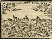 An illustration from Emblemas morales de Don Sebastian de Couarrubias Orozco, capellan del rey N.S. Maestrescuela, y canonigo de Cuenca, consultor del santo oficio (1610)