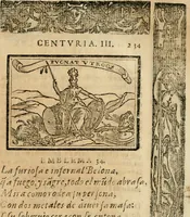 An illustration from Emblemas morales de Don Sebastian de Couarrubias Orozco, capellan del rey N.S. Maestrescuela, y canonigo de Cuenca, consultor del santo oficio (1610)