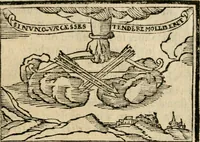 An illustration from Emblemas morales de Don Sebastian de Couarrubias Orozco, capellan del rey N.S. Maestrescuela, y canonigo de Cuenca, consultor del santo oficio (1610)