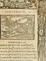An illustration from Emblemas morales de Don Sebastian de Couarrubias Orozco, capellan del rey N.S. Maestrescuela, y canonigo de Cuenca, consultor del santo oficio (1610)