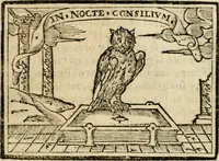 An illustration from Emblemas morales de Don Sebastian de Couarrubias Orozco, capellan del rey N.S. Maestrescuela, y canonigo de Cuenca, consultor del santo oficio (1610)