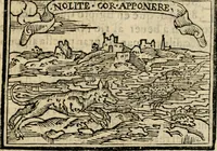 An illustration from Emblemas morales de Don Sebastian de Couarrubias Orozco, capellan del rey N.S. Maestrescuela, y canonigo de Cuenca, consultor del santo oficio (1610)