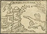 An illustration from Emblemas morales de Don Sebastian de Couarrubias Orozco, capellan del rey N.S. Maestrescuela, y canonigo de Cuenca, consultor del santo oficio (1610)