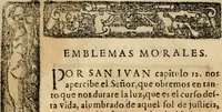 An illustration from Emblemas morales de Don Sebastian de Couarrubias Orozco, capellan del rey N.S. Maestrescuela, y canonigo de Cuenca, consultor del santo oficio (1610)