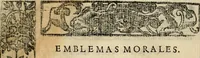 An illustration from Emblemas morales de Don Sebastian de Couarrubias Orozco, capellan del rey N.S. Maestrescuela, y canonigo de Cuenca, consultor del santo oficio (1610)