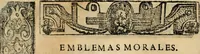 An illustration from Emblemas morales de Don Sebastian de Couarrubias Orozco, capellan del rey N.S. Maestrescuela, y canonigo de Cuenca, consultor del santo oficio (1610)