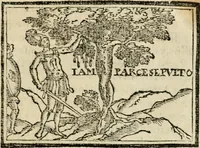An illustration from Emblemas morales de Don Sebastian de Couarrubias Orozco, capellan del rey N.S. Maestrescuela, y canonigo de Cuenca, consultor del santo oficio (1610)