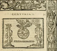 An illustration from Emblemas morales de Don Sebastian de Couarrubias Orozco, capellan del rey N.S. Maestrescuela, y canonigo de Cuenca, consultor del santo oficio (1610)