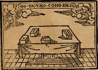 An illustration from Emblemas morales de Don Sebastian de Couarrubias Orozco, capellan del rey N.S. Maestrescuela, y canonigo de Cuenca, consultor del santo oficio (1610)