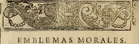 An illustration from Emblemas morales de Don Sebastian de Couarrubias Orozco, capellan del rey N.S. Maestrescuela, y canonigo de Cuenca, consultor del santo oficio (1610)