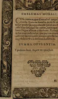 Picture 300 of 911 from Emblemas morales de Don Sebastian de Couarrubias Orozco ... (1610), leaf 183