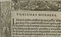 An illustration from Emblemas morales de Don Sebastian de Couarrubias Orozco ... (1610)