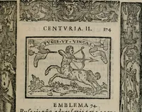 An illustration from Emblemas morales de Don Sebastian de Couarrubias Orozco ... (1610)