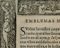 An illustration from Emblemas morales de Don Sebastian de Couarrubias Orozco ... (1610)