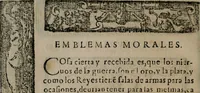 An illustration from Emblemas morales de Don Sebastian de Couarrubias Orozco ... (1610)