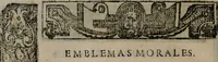An illustration from Emblemas morales de Don Sebastian de Couarrubias Orozco ... (1610)