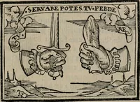 An illustration from Emblemas morales de Don Sebastian de Couarrubias Orozco ... (1610)