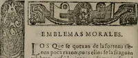 An illustration from Emblemas morales de Don Sebastian de Couarrubias Orozco ... (1610)