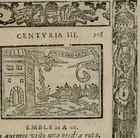 An illustration from Emblemas morales de Don Sebastian de Couarrubias Orozco ... (1610)