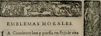 An illustration from Emblemas morales de Don Sebastian de Couarrubias Orozco ... (1610)